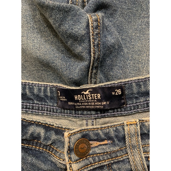 Hollister Curvy Ultra High Rise Mom Shorts Size 26 - Picture 3 of 3